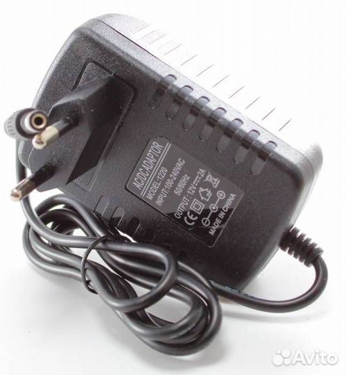 Блок питания 12В 2А разъем 5,5*2,1(2,5)