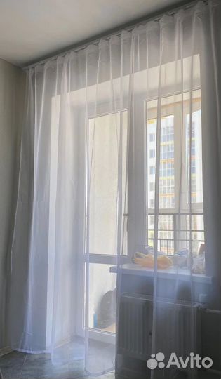 Тюль Новый белый готовый