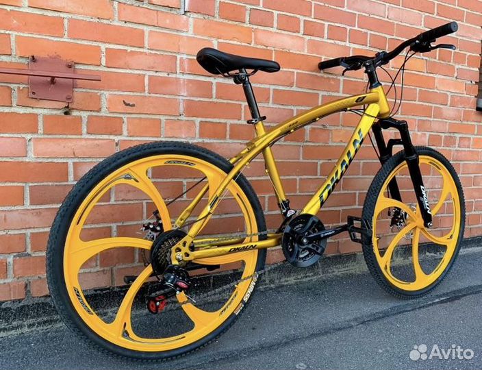 Велосипед на литых дисках