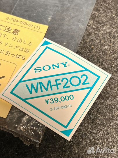 Sony walkman wm-f202 Japan кассетный плеер