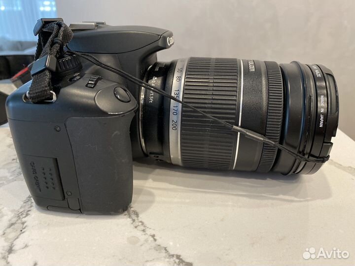 Зеркальный фотоаппарат canon 1000D + объектив