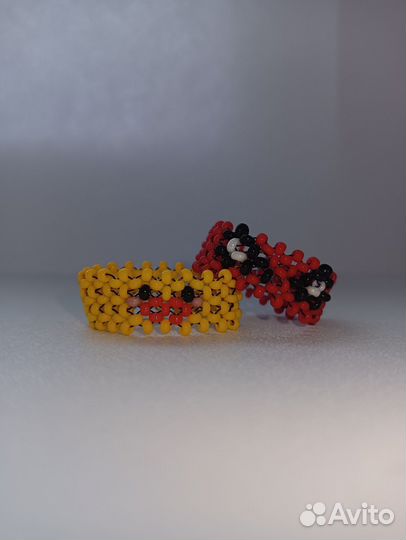 Кольцо из бисера