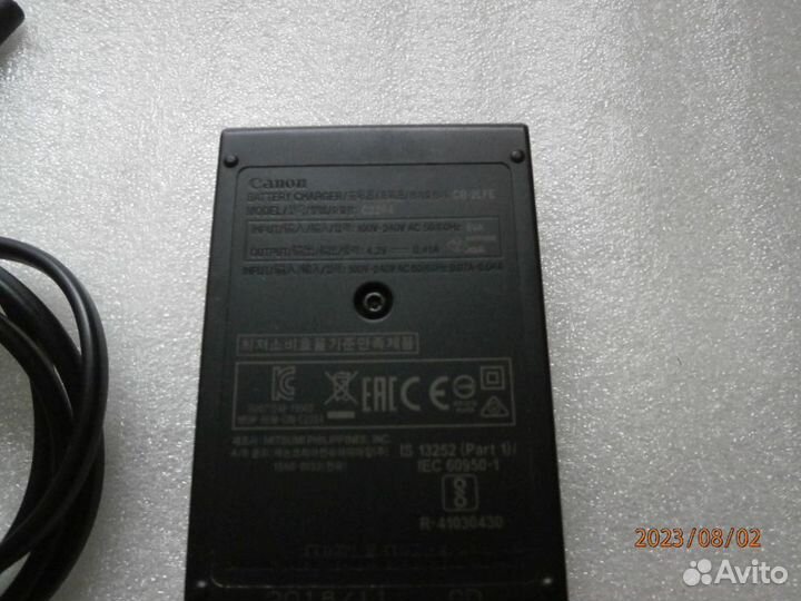 Зарядка Сanon C2284 к цифровому фотоаппарату Canon