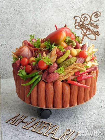 Мясной торт