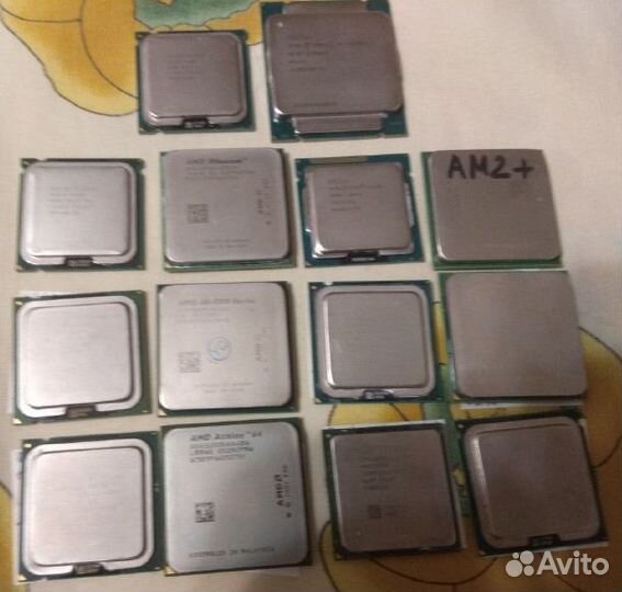 Процессоры Intel и AMD (ниже рынка) +кулера