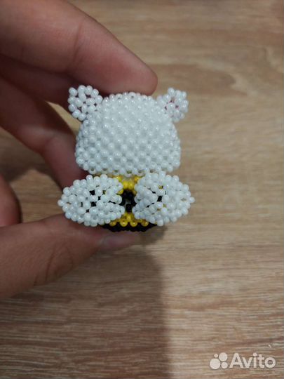 Котик из бисера