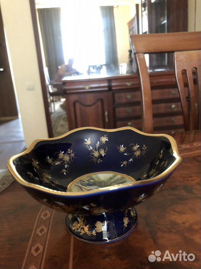 Фарфоровая вазочка Англия ручной работ