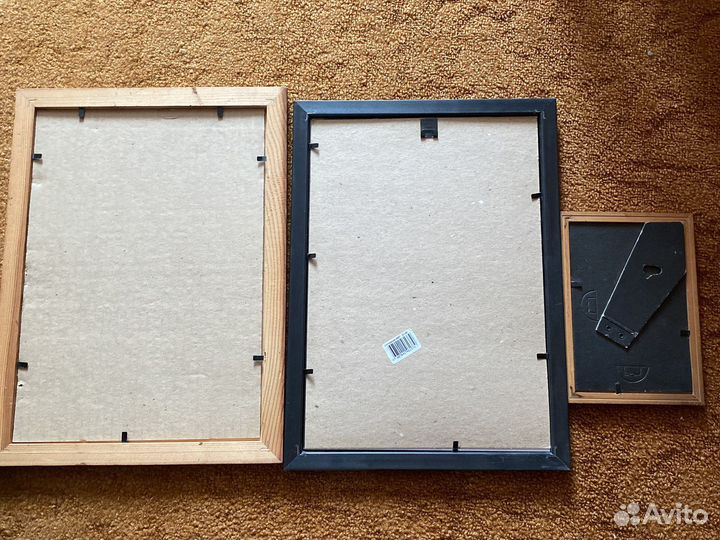 Рамки для фото деревянные а4 и 17х12 см