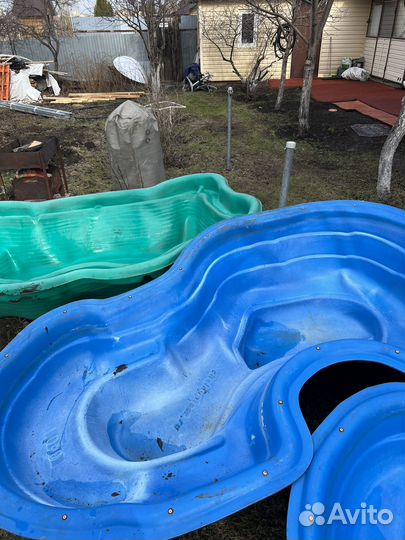 Пруды пластиковые садовые