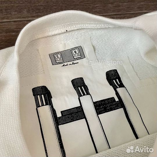 Свитшот CavEmpt белый Made in japan