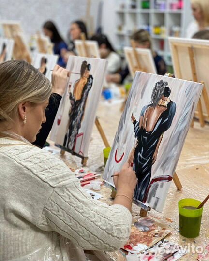 Мастер-класс по живописи для взрослых и детей