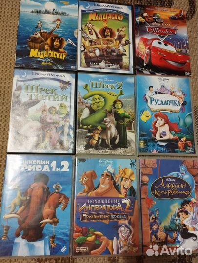 Мультфильмы на dvd