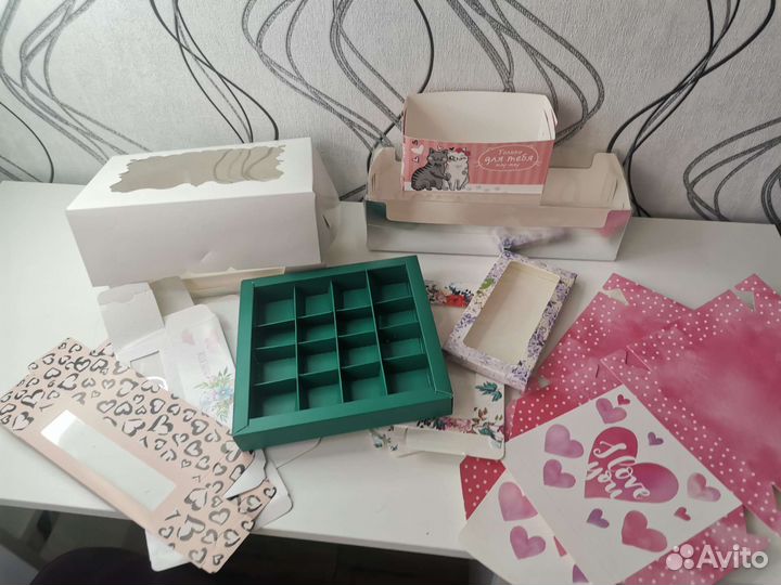 Коробки для кондитерских изделий