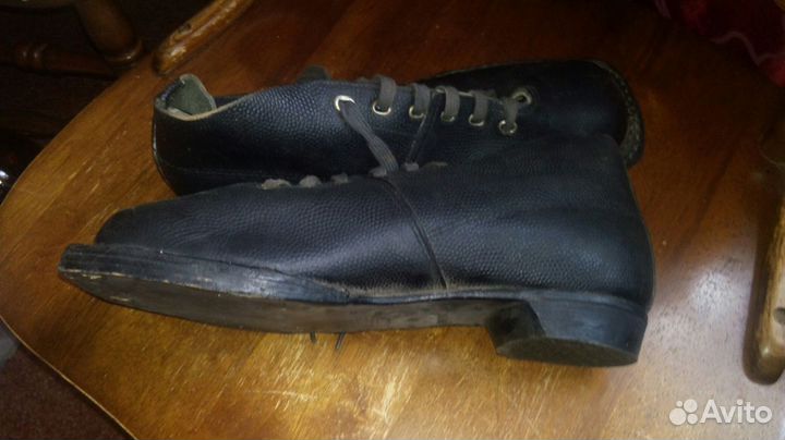 Ботинки лыжные, кожан, СССР (р40)