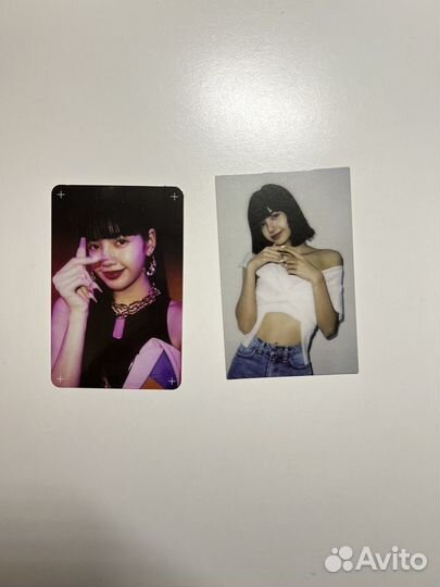 Blackpink Лиса - карточки