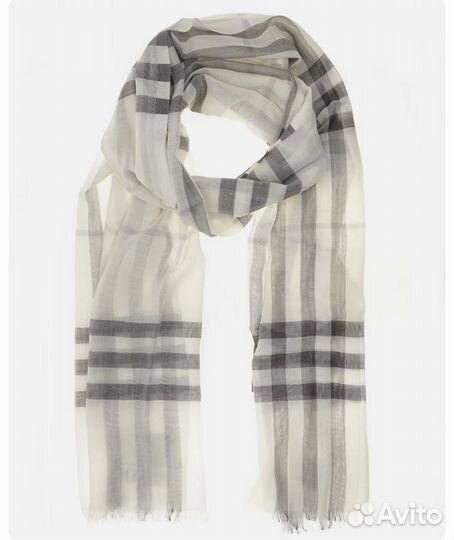 Платок Burberry Giant Check Gauze