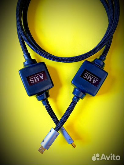 Аудиофильский USB audio 2.0 HI-END/HI-FI кабель