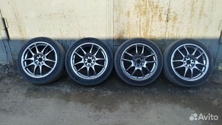 Work Emotion CR-KAI в хроме215/45 R17 4x100 Dunlo