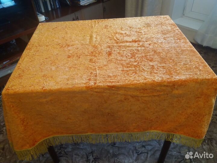 Плюшевая скатерть СССР