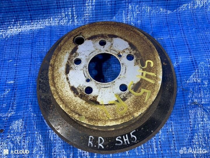 Тормозной диск на subaru forester SH5 EJ204