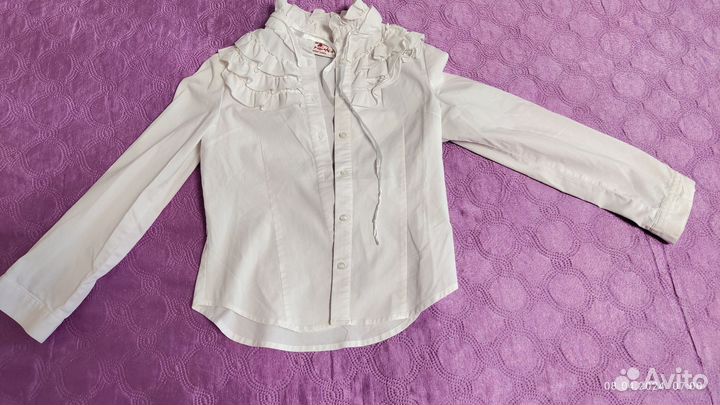 Блузка школьная116-122