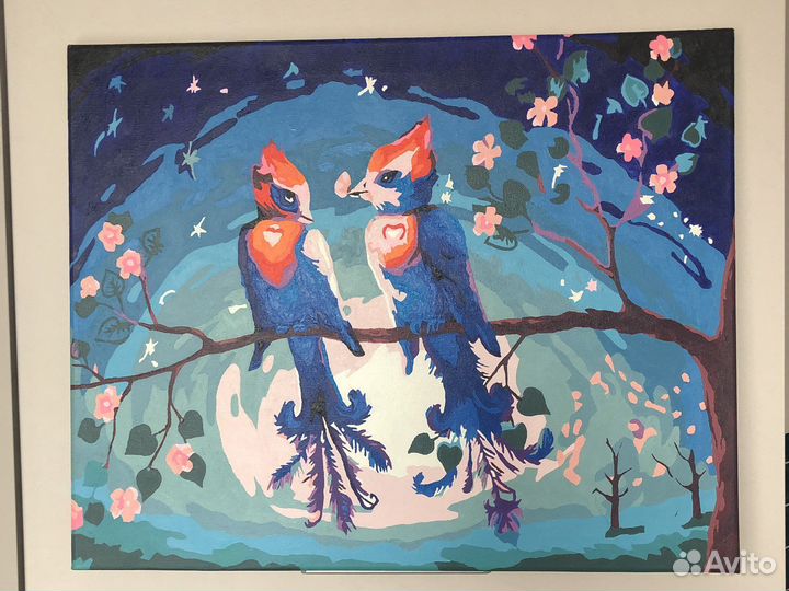 Готовая картина по номерам