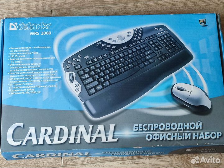 Набор defender cardinal клавиатура и мышь