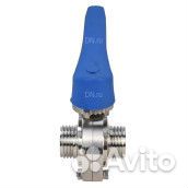 Затвор дисковый поворотный DN.ru WBV3131E-2W-T-H Ду32 Ру10 пищевая нержавеющая сталь 304, уплотнение