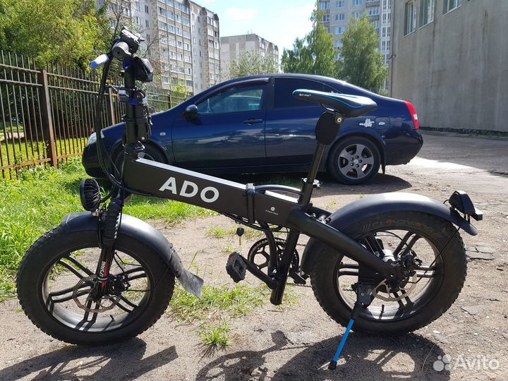 Электровелосипед складной горный ADO A20F фэтбайк