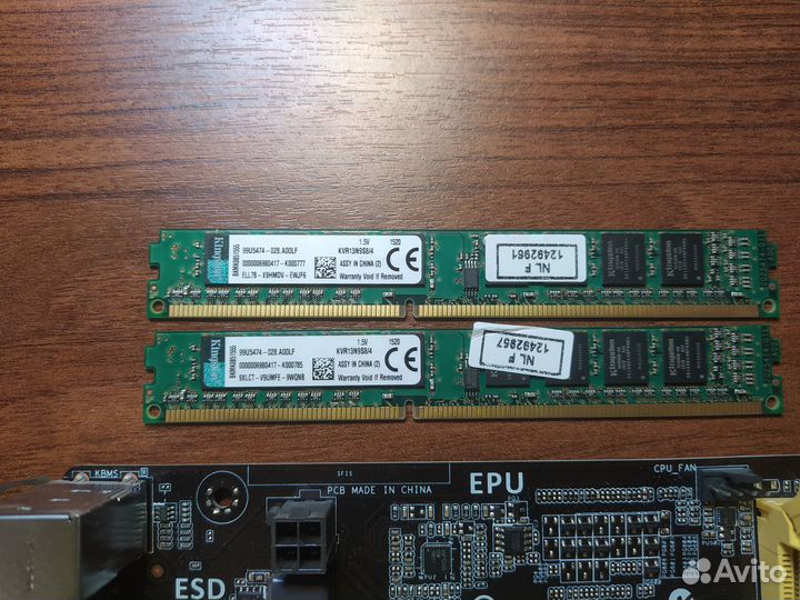 Мат. плата 1150 Asus H81M-K+i3-4130+ DDR3 8Gb