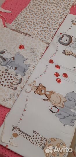 Деткие бортики для мальчика и девочки