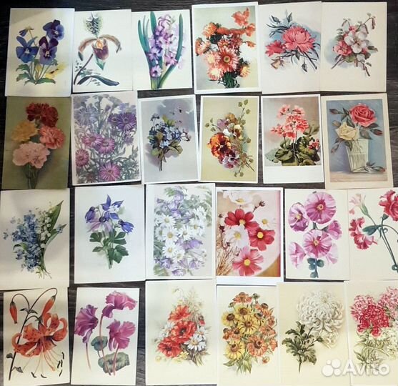 Старинные открытки, 24 шт