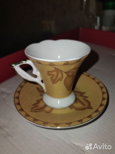 Подарочный набор чашки кофейные новые