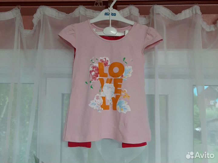 Комплект футболка и бриджи