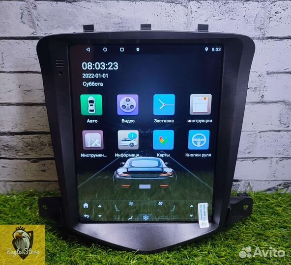 Магнитола 2+32gb Chevrolet Cruze Tesla