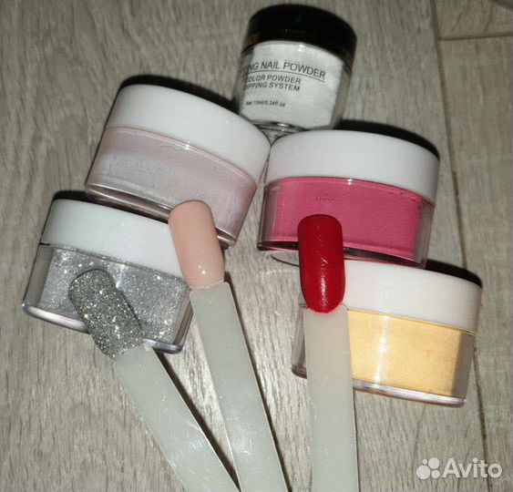 Акриловая пудра, дип-система, палитра