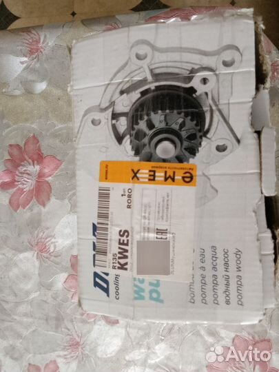 Водяная помпа renault logan 1.4, 1.6