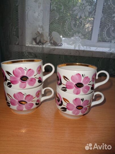 Чашки чайные дфз Вербилки СССР