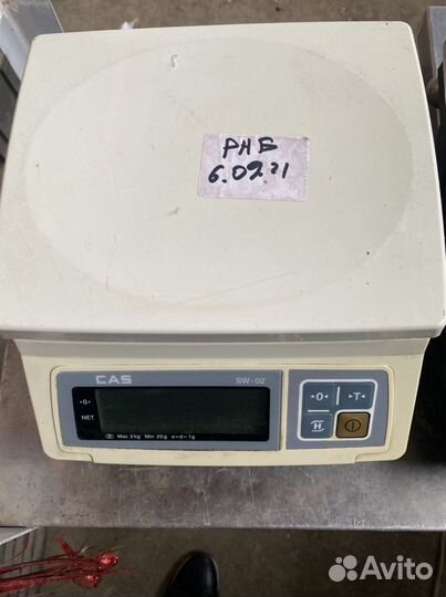 Весы настольные CAS SW