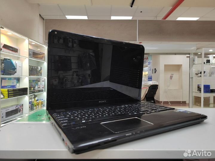 Ноутбук Sony для работы 2 ядра 4Gb SSD