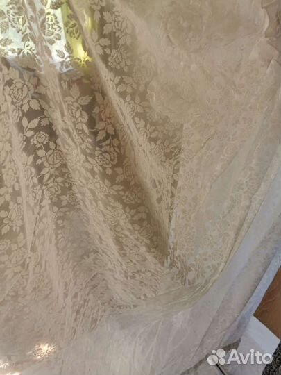 Нежный балдахин с бортиками для детской кроватки