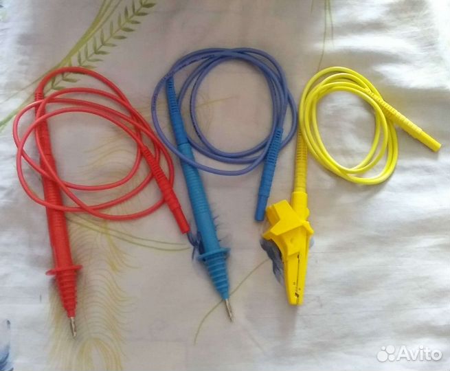 Провода сонел с разъёмом банан штекеры и крокодил