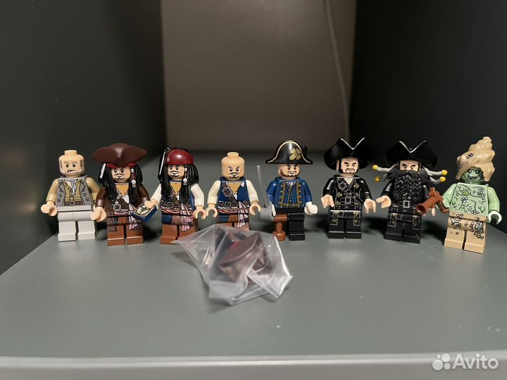 Lego pirates of the caribbean фигурки