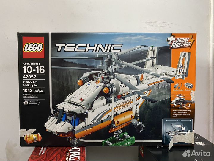 Новый Lego Technic 42052 Грузовой вертолет