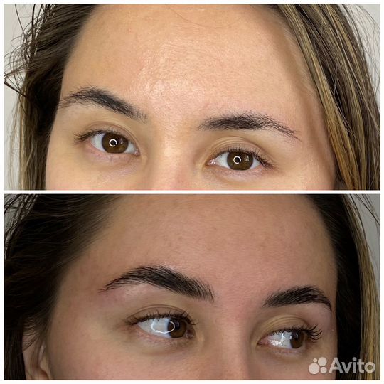 Модель на брови