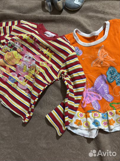 Одежда для девочки 74 80 пакетом