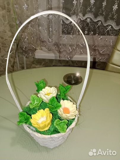 Цветы из шоколада