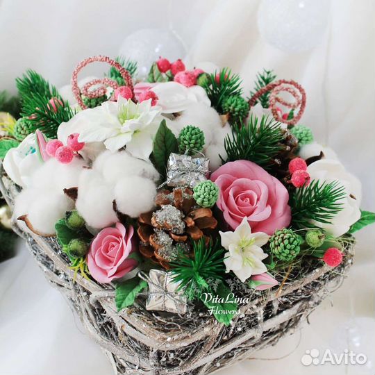 Букет цветов из полимерной глины