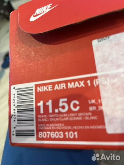 Кроссовки Nike air max 1 оригинал