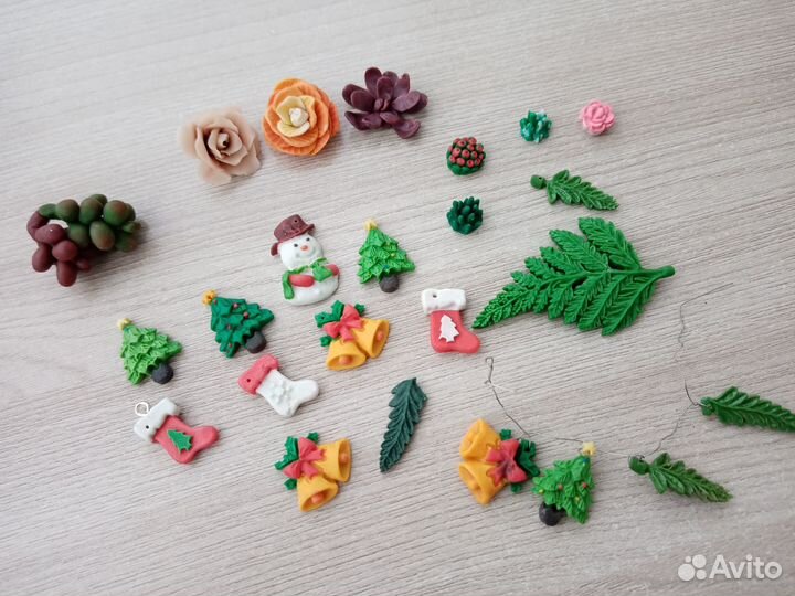 Изделия из полим глины для бижутерии ручная работа